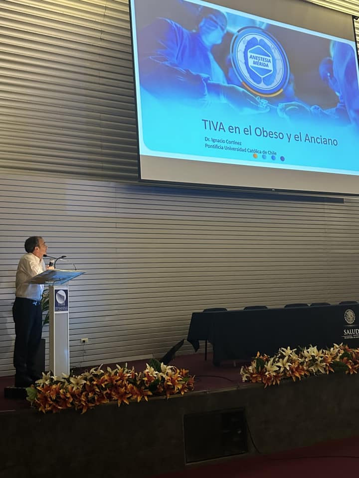 Ponente internacional en Congreso Anestesia Merida
