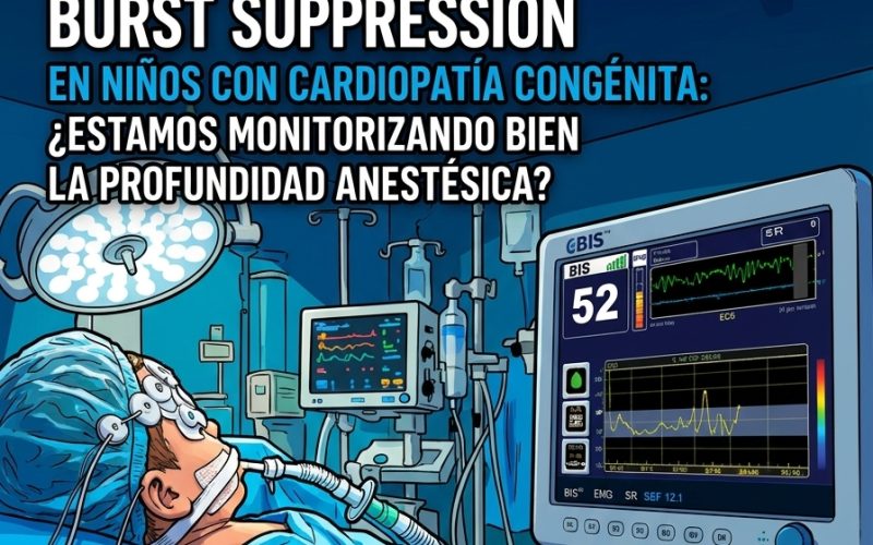 🧠 Burst Suppression en niños con cardiopatía congénita: ¿estamos monitorizando bien la profundidad anestésica? 🫀